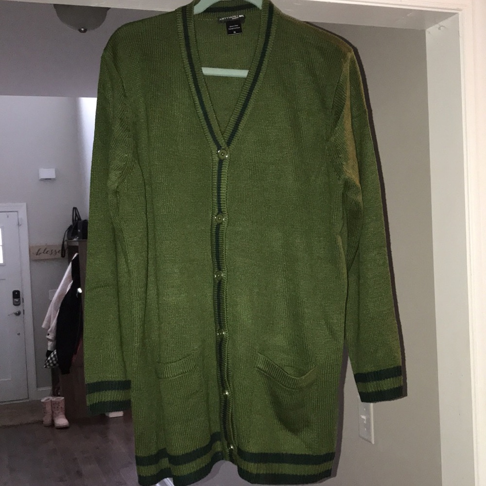 Women’s letterman style sweater